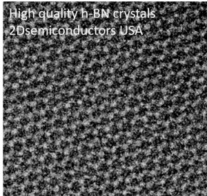 CVD 2x2 inches monolayer hBN CVD铜基单层氮化硼薄膜