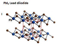 PbI2 crystals 二碘化铅晶体  (Lead diiodide)